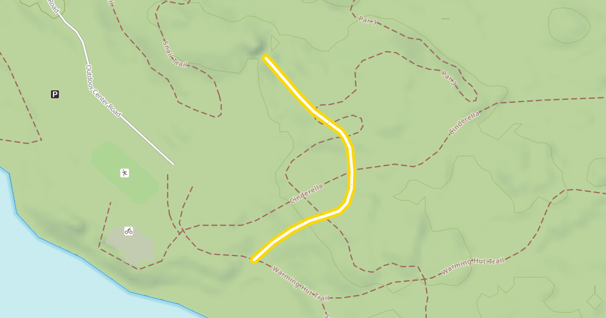 Map preview of Race Trail