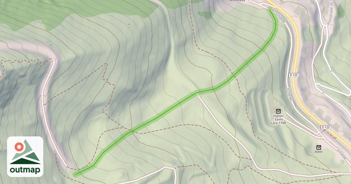 Map of Cabane