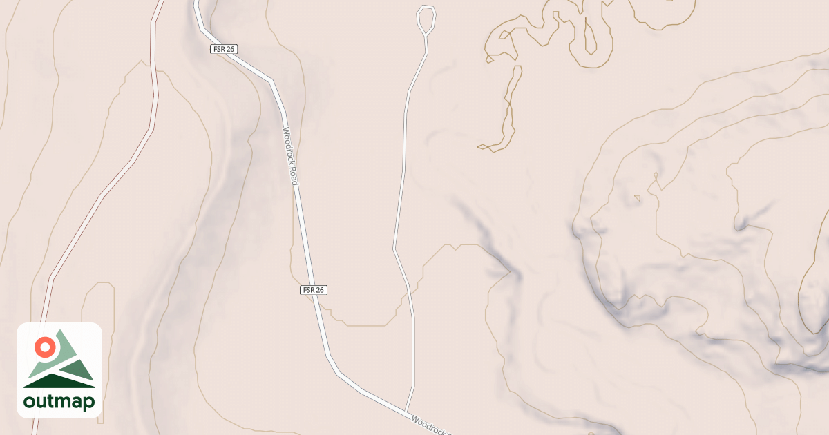 Map of COPPER SPUR B