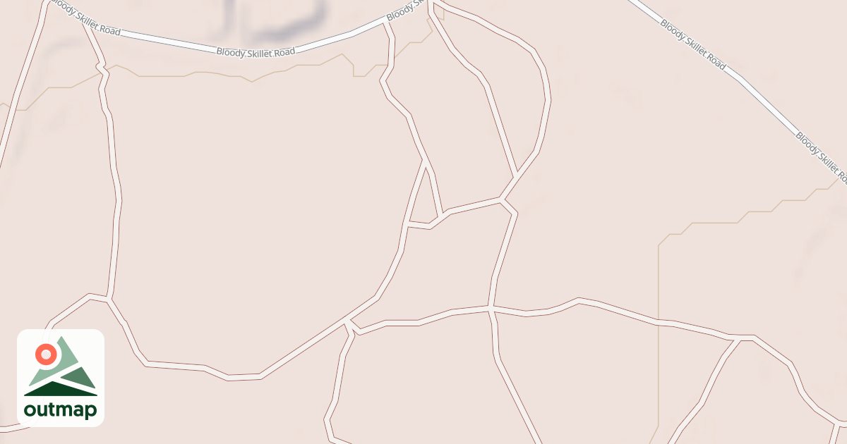 Map of Bloody Skillet ATV Trail
