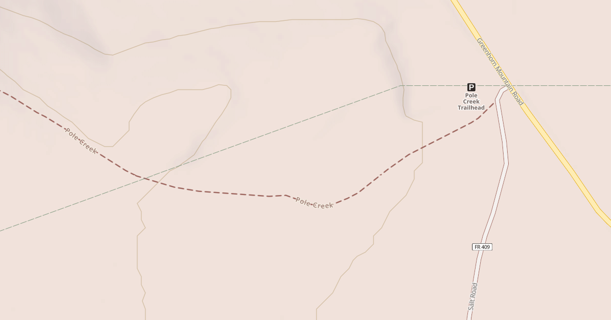 Map preview of Pole Creek