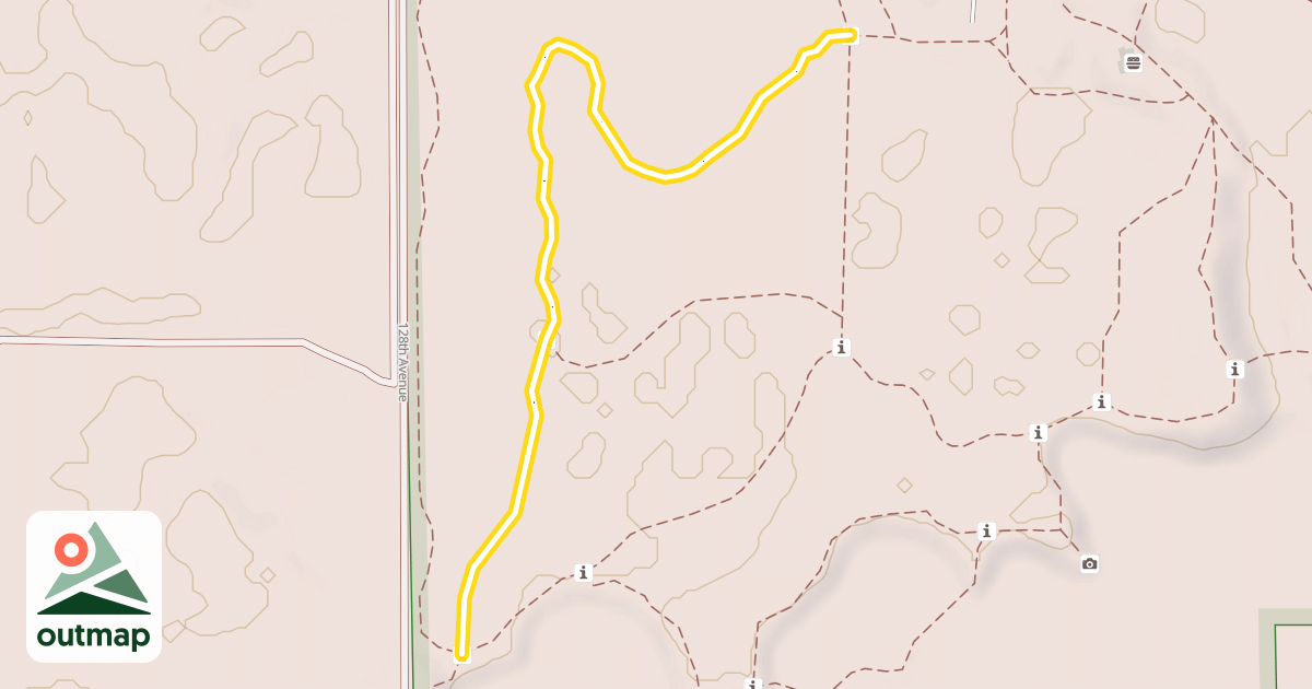 Map of S. Berghorst Ridge Trail