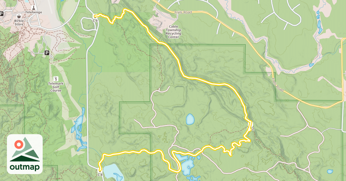 Map of Esker Trail