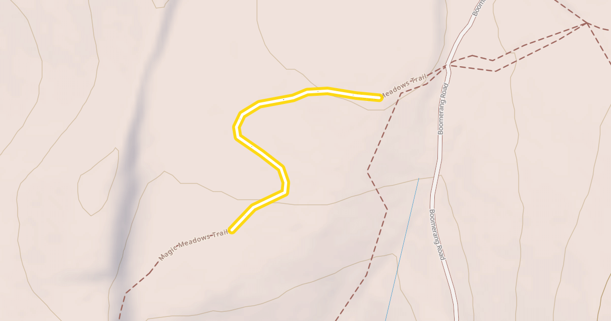 Map preview of Magic Meadows Trail