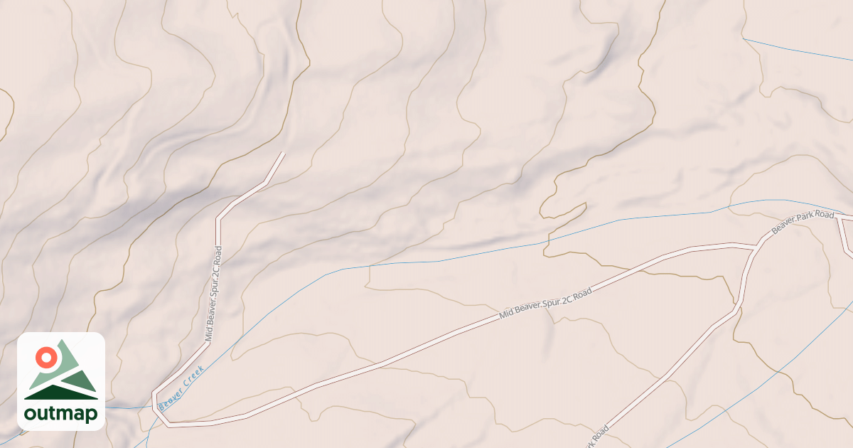 Map of MID BEAVER SPUR 2C