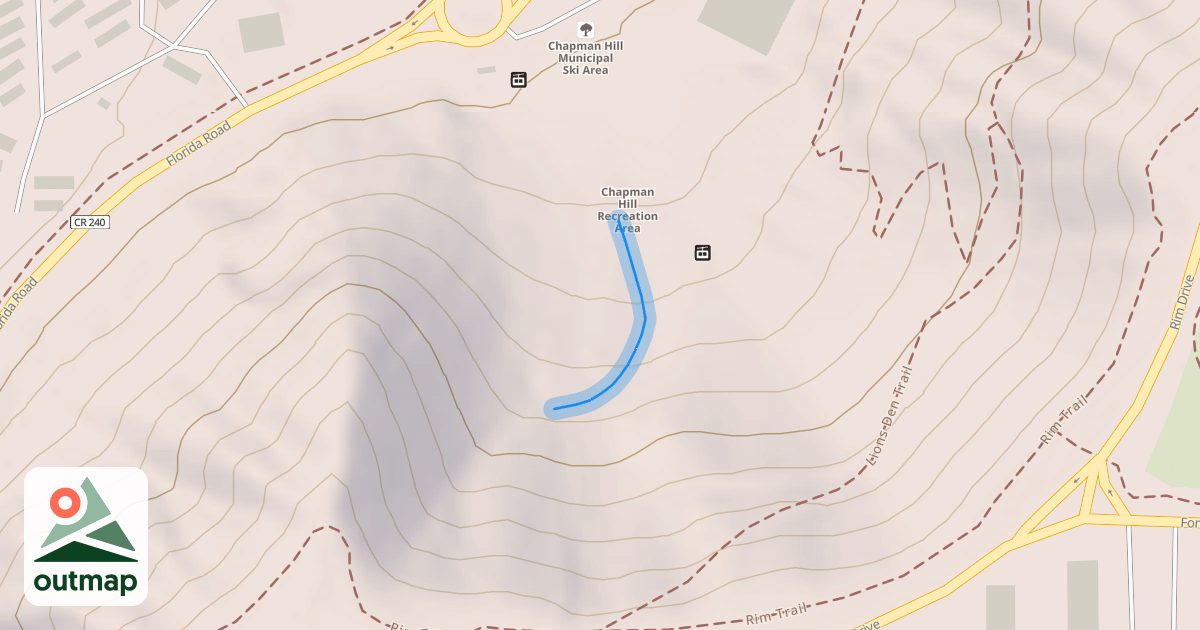 Map of Chapman Hill