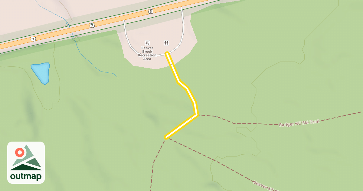Map of Beaver XC Ski Trail