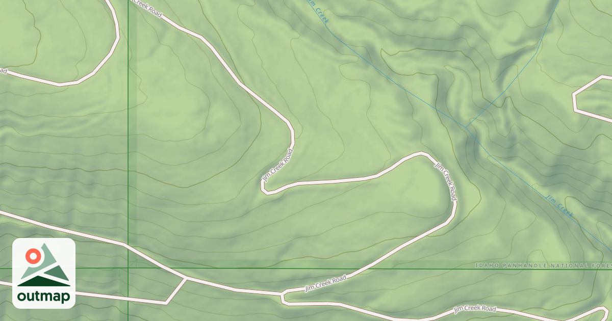 Map of JIM CREEK