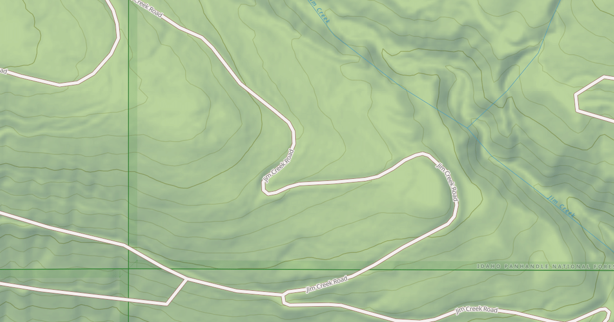 Map preview of JIM CREEK
