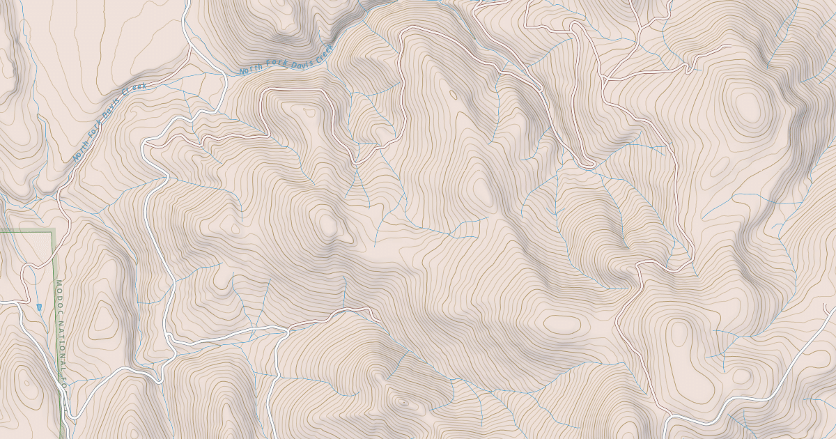 Map preview of BUCK MOUNTAIN