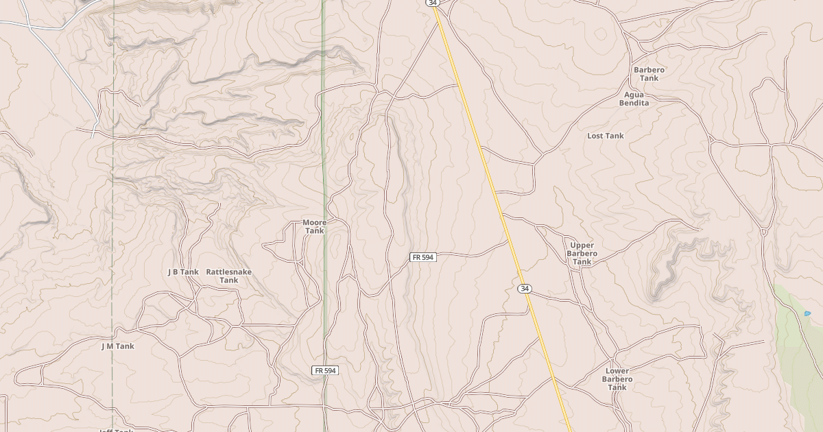 Map preview of VALLE DE LA CABRA