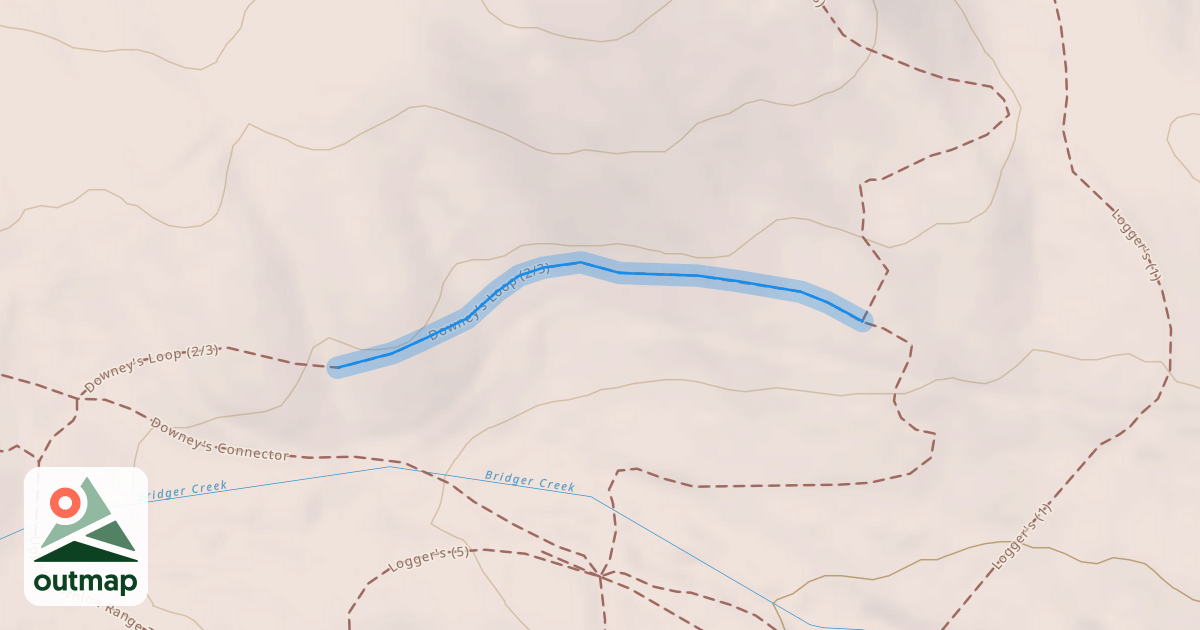 Map of Downey’s Loop (2/3)