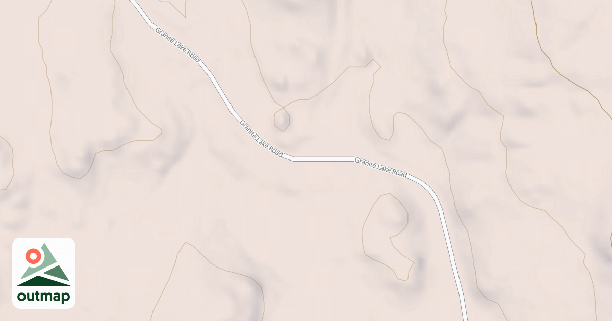 Map of GRANITE LAKE
