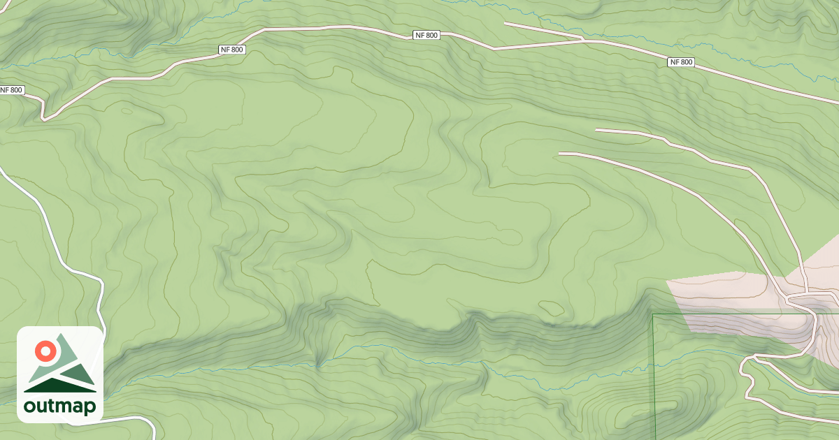 Map of USFS Motor Vehicle Use Map Roads {5317ECC6-D47C-4F1B-8645-80237AE4208E}