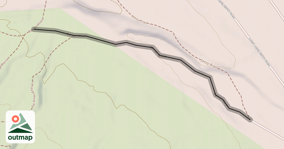 Map of Barrel Wash