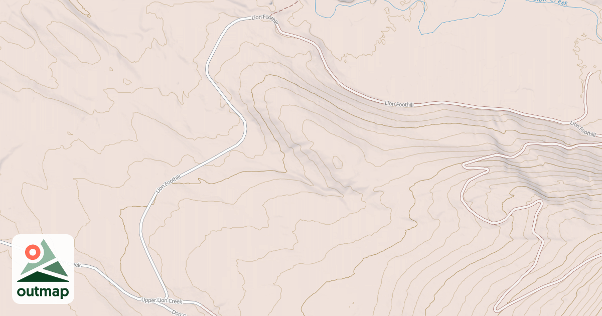 Map of LION FOOTHILL