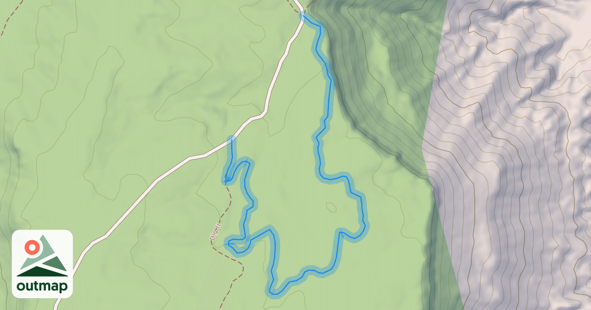 Map of Meanderthon Trail