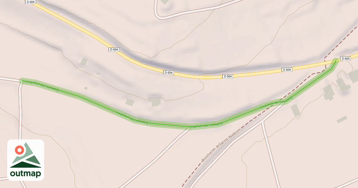 Map of Chemin du Seeweg