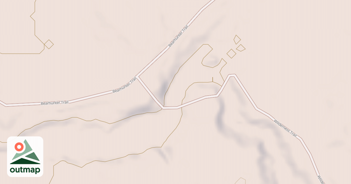 Map of Straight Arrows Trail