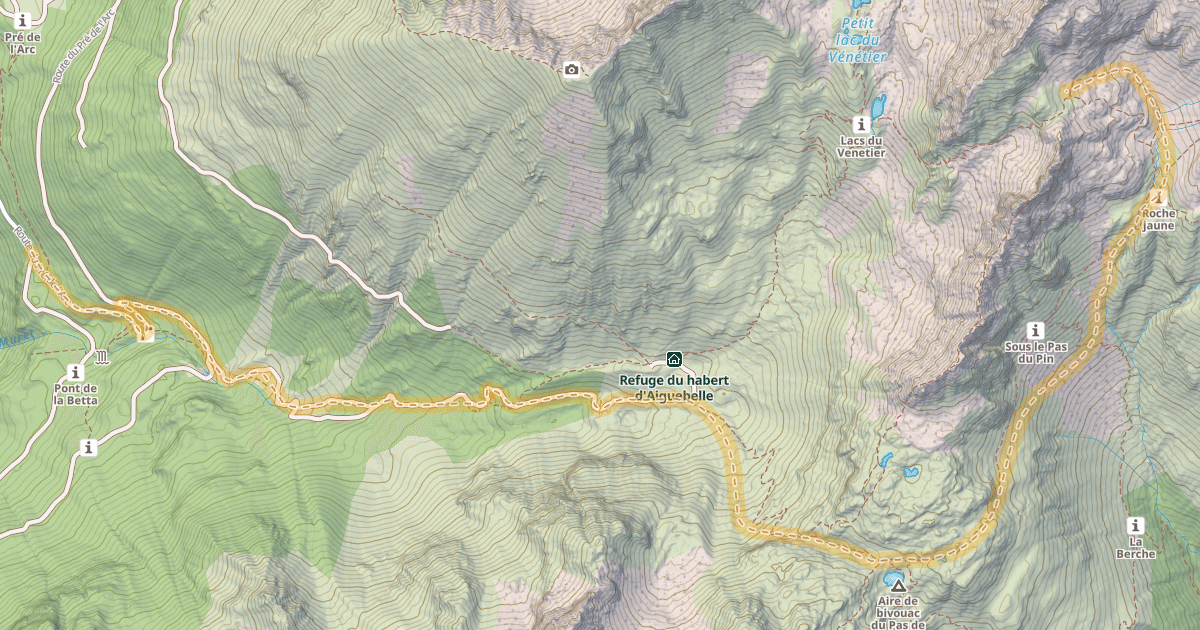 Map preview of Col de l'Aigleton — Prabert