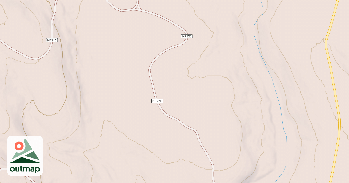 Map of USFS Motor Vehicle Use Map Roads {5DF72A55-1871-49B7-A900-E286F185D010}
