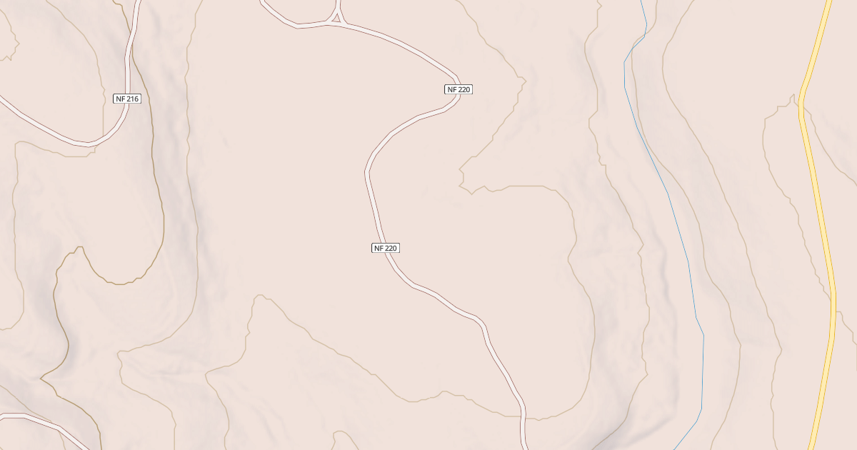 Map preview of USFS Motor Vehicle Use Map Roads {5DF72A55-1871-49B7-A900-E286F185D010}