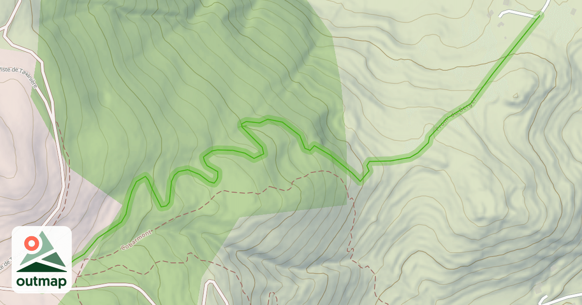 Map of Prom' du Berger
