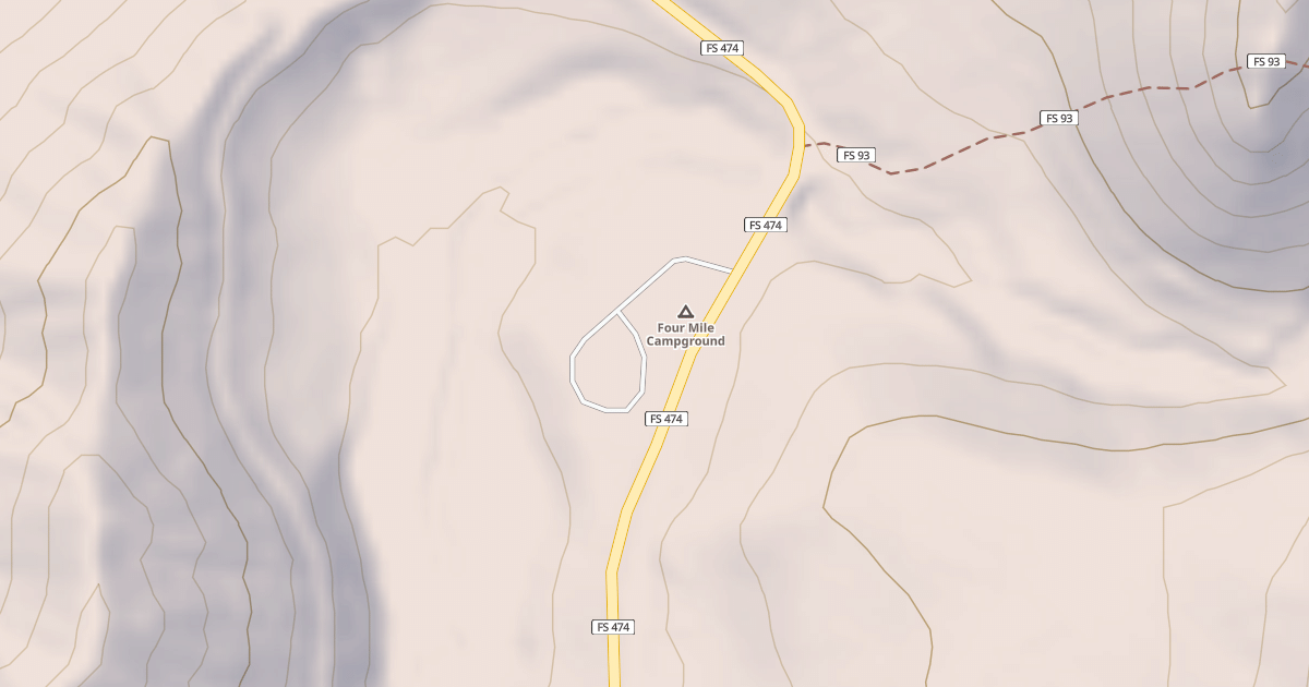 Map preview of FOUR MILE CG
