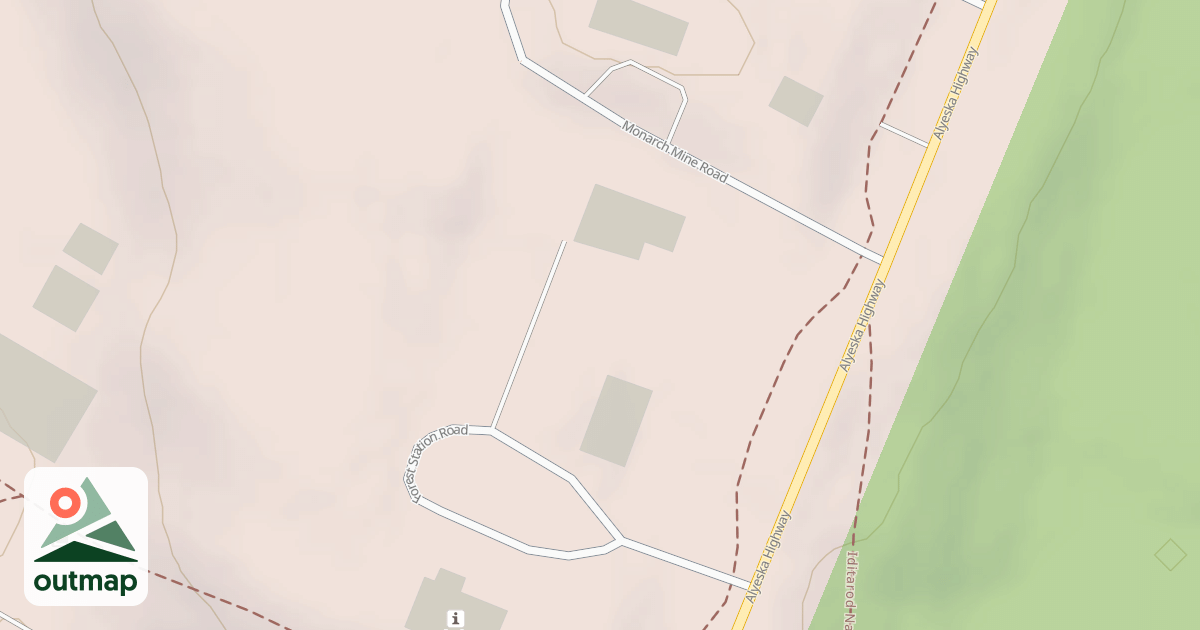 Map of GLACIER RANGER STA BUNKHOUSE