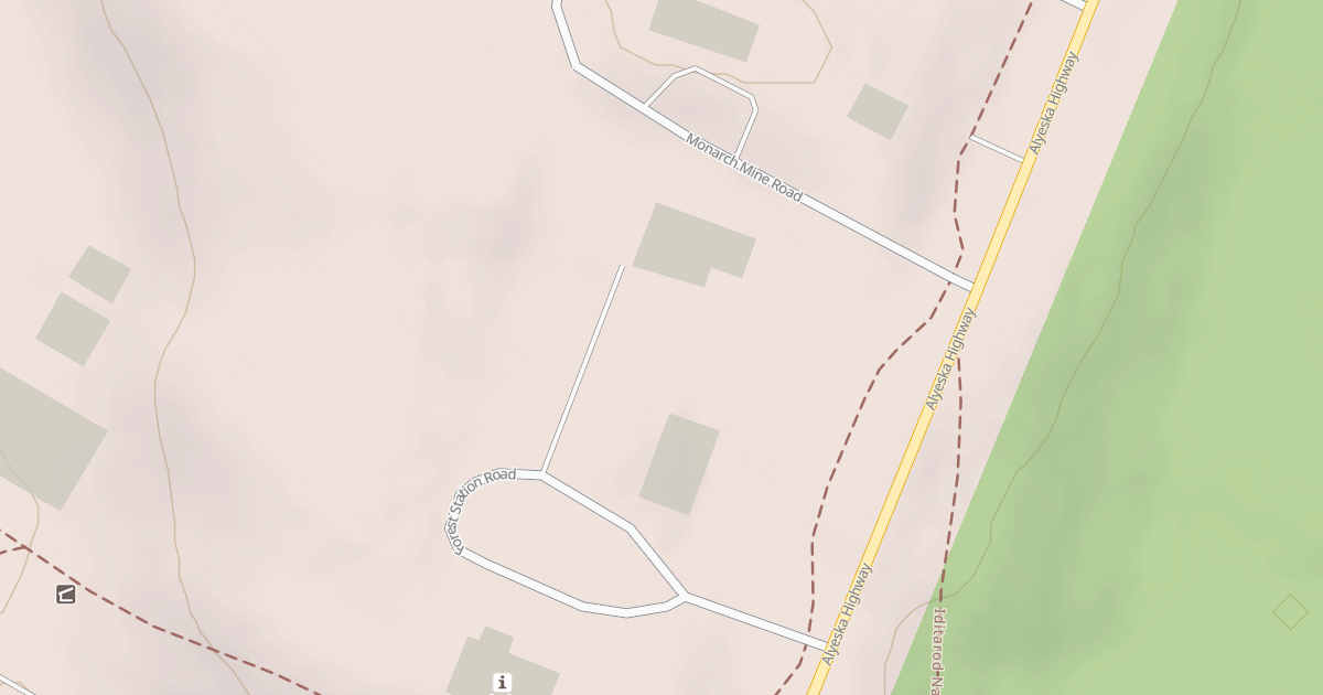 Map preview of GLACIER RANGER STA BUNKHOUSE