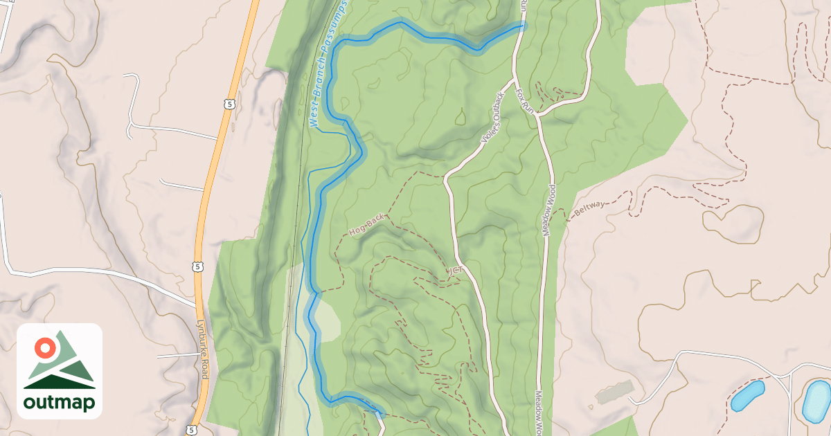 Map of West Branch