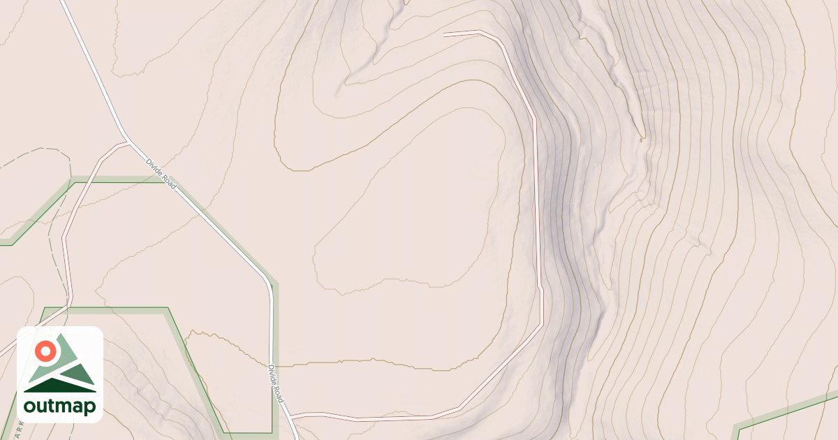Map of LOG SPUR DIVIDE 7