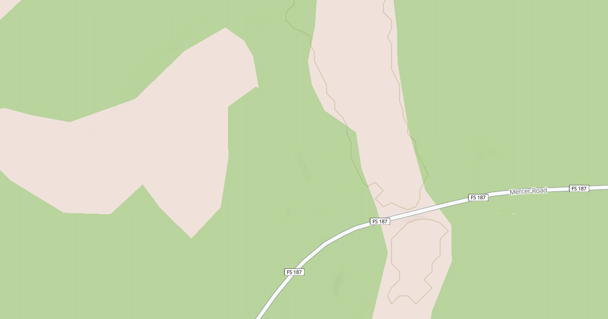Map preview of USFS Motor Vehicle Use Map Roads {5B5A7809-5BAC-4B09-A932-38885A010E11}