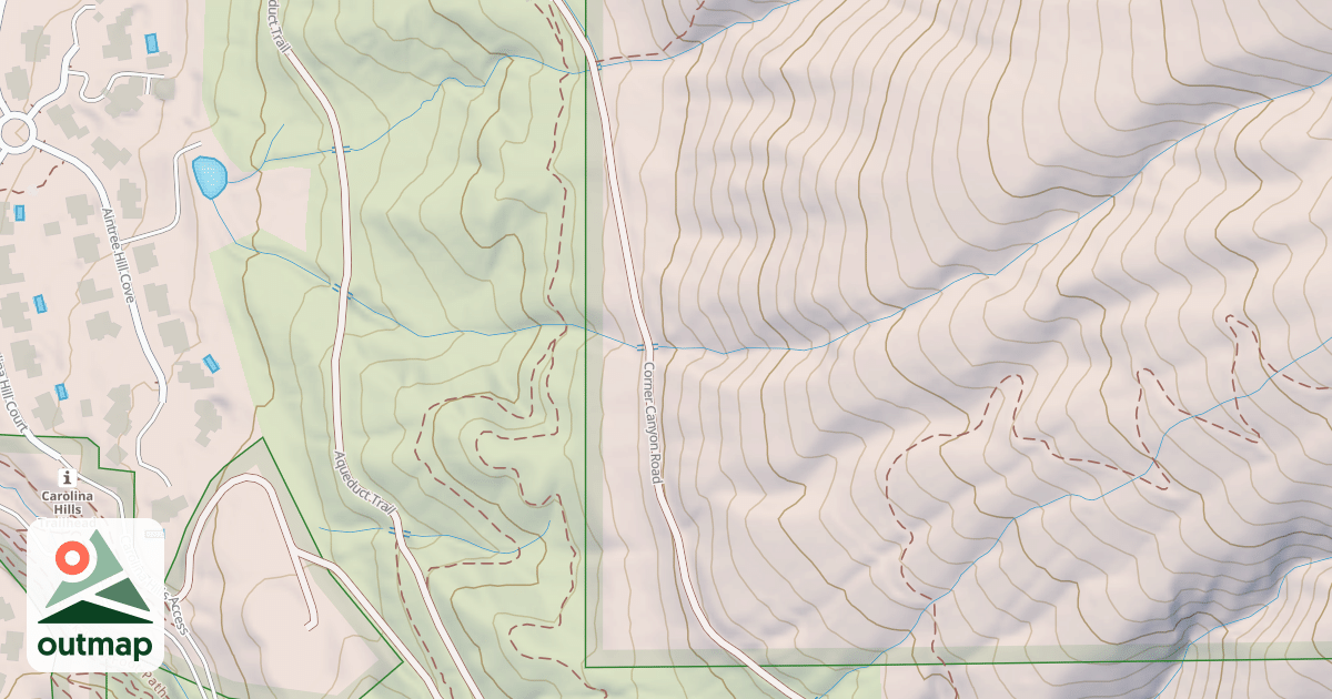 Map of CORNER CANYON-A