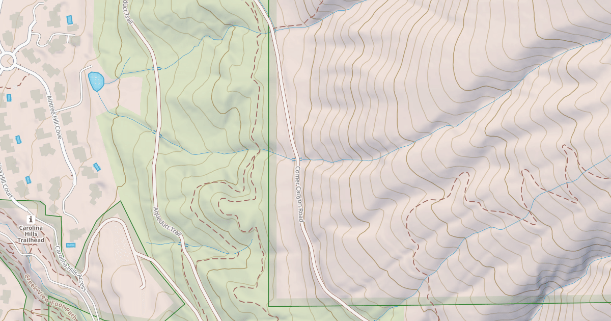 Map preview of CORNER CANYON-A