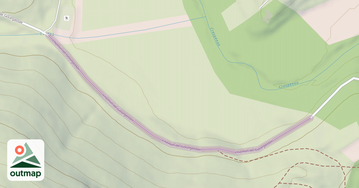 Map of Chemin de Gourgasset