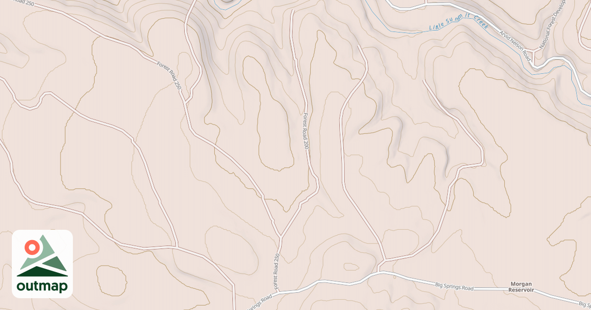 Map of USFS Motor Vehicle Use Map Roads {301C3023-588D-4A76-A556-D4F6BC1B676A}