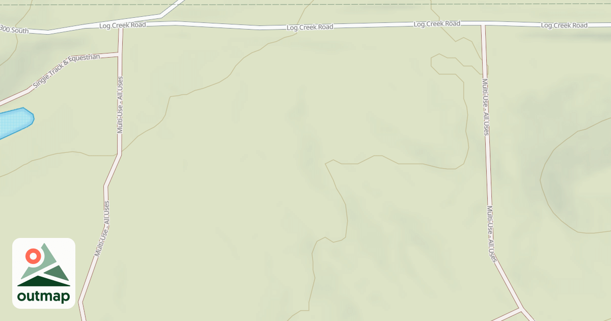 Map of Interlake State Recreation Area Trails