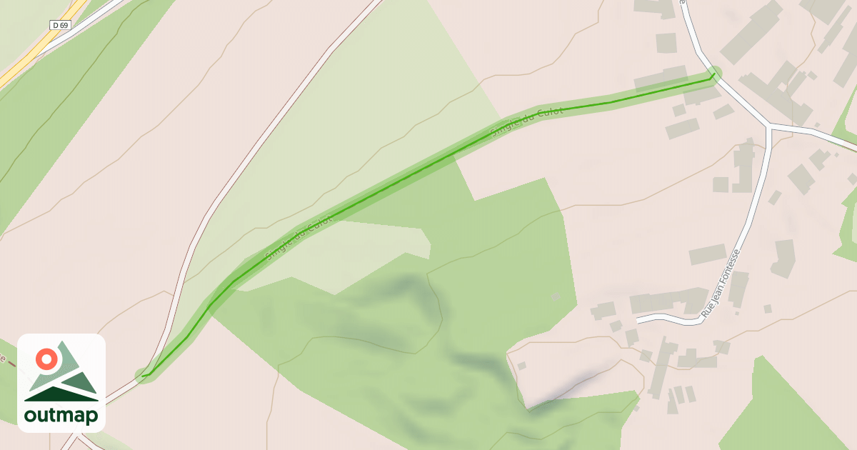 Map of Single du Culot