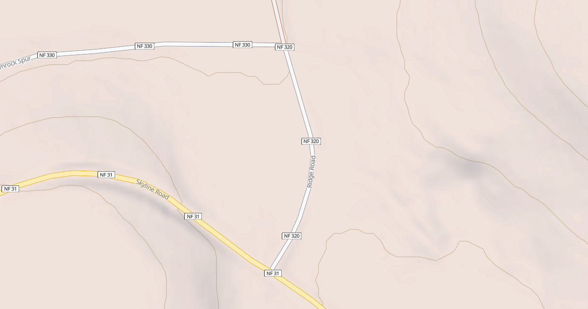 Map preview of RIDGE ROAD