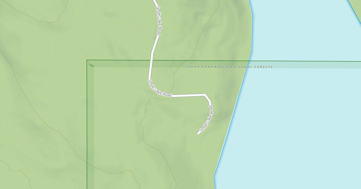 Map preview of SMITH LAKE CAMPGROUND