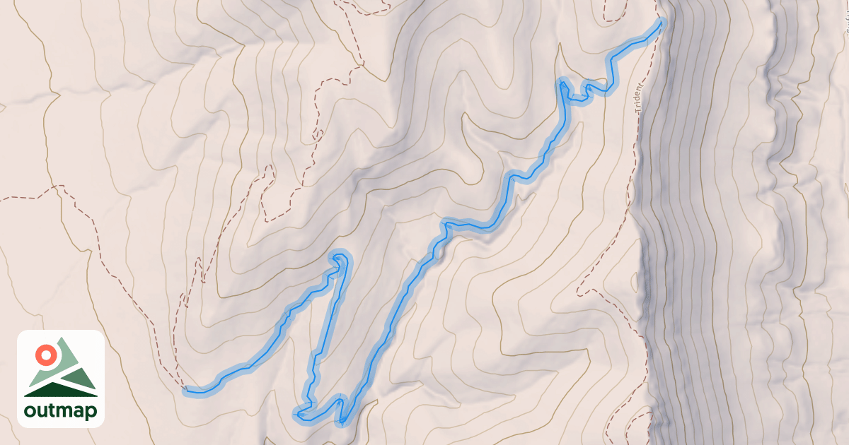 Map of South Mother Lode (lower)