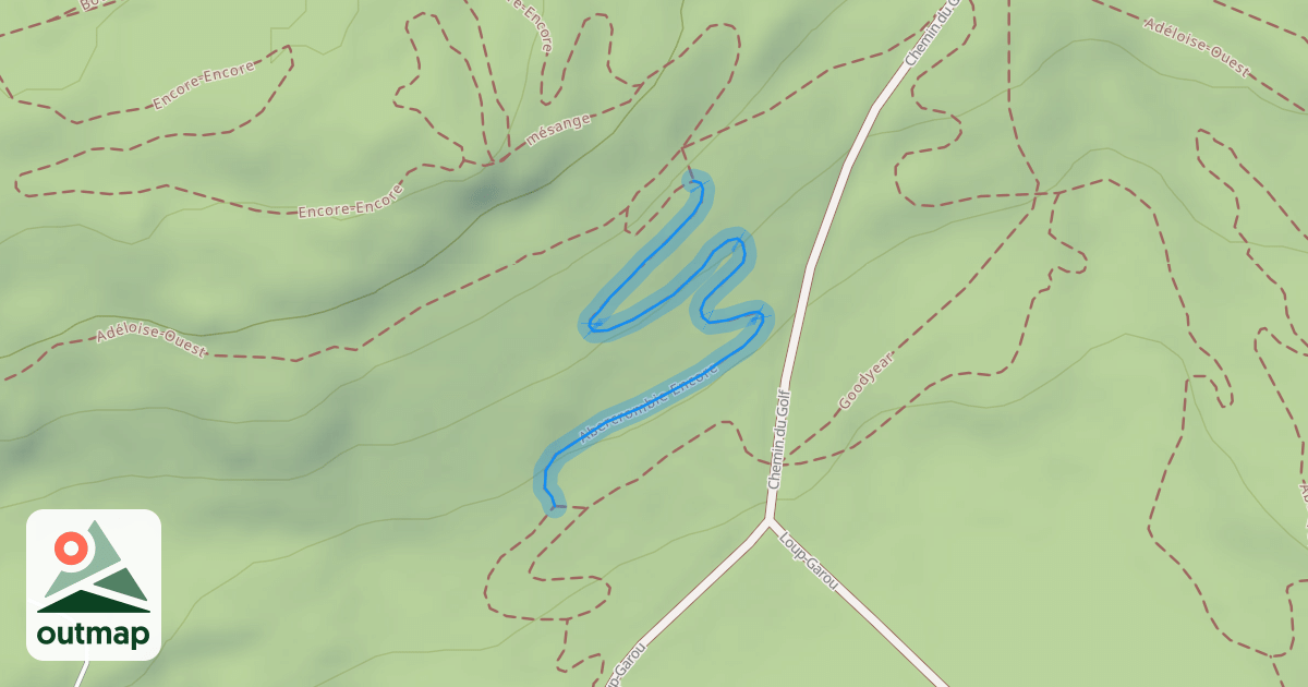 Map of Abercrombie Encore