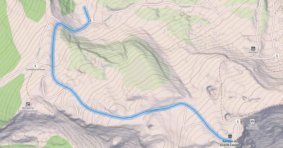 Map preview of Choucas