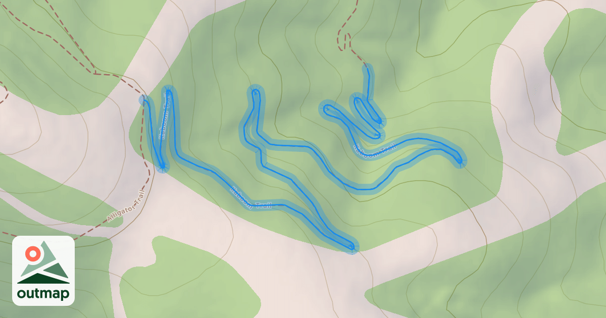 Map of Kaboom Trail