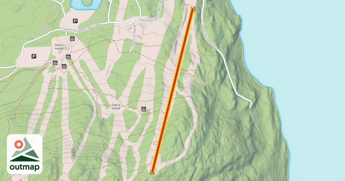 Map of Lake Chair