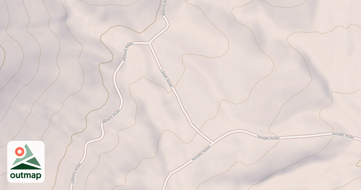 Map of LETTER ROAD