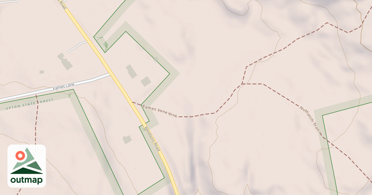 Map of Nuthatch Trail