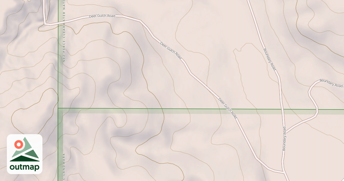 Map of DEER GULCH
