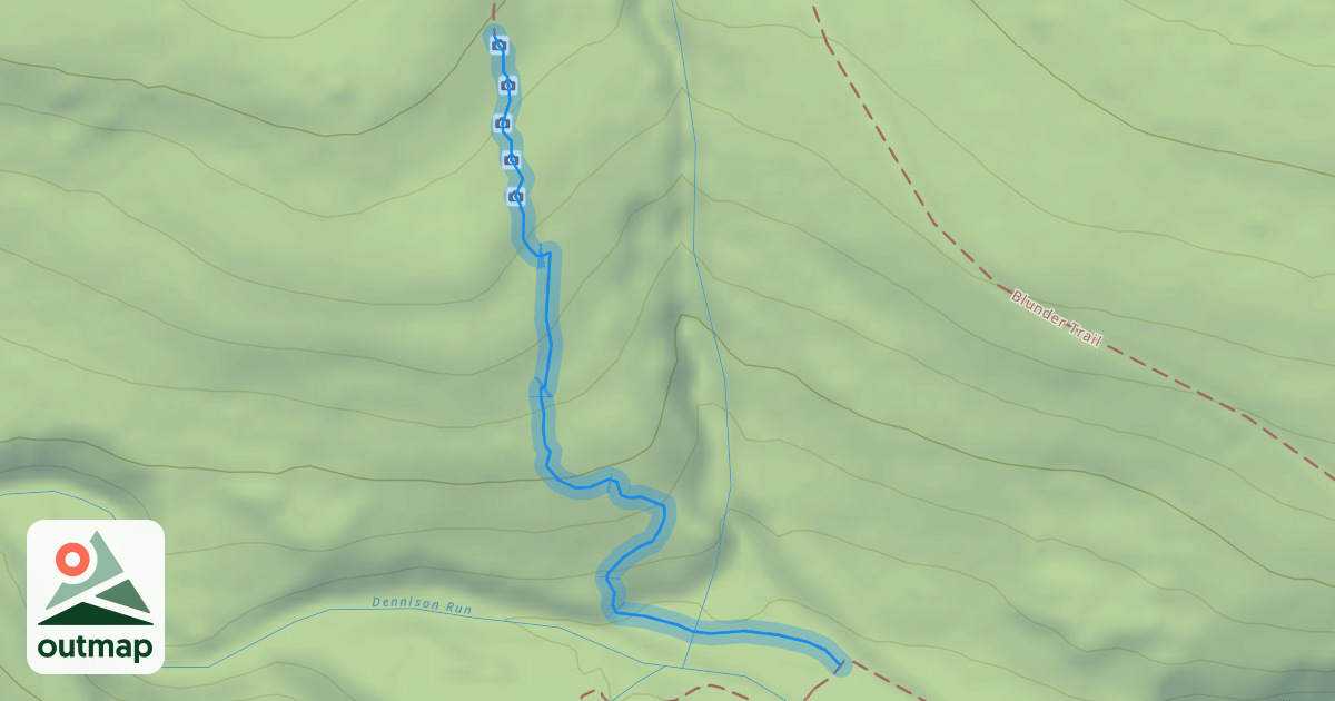 Map of Goat Trail